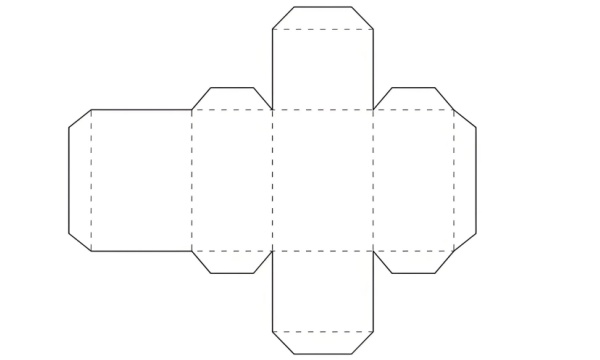 长方体盒(带展开图) 长方体盒(带展开图)