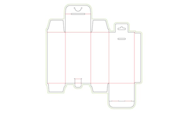 双插盒(带展开图) 双插盒(带展开图)